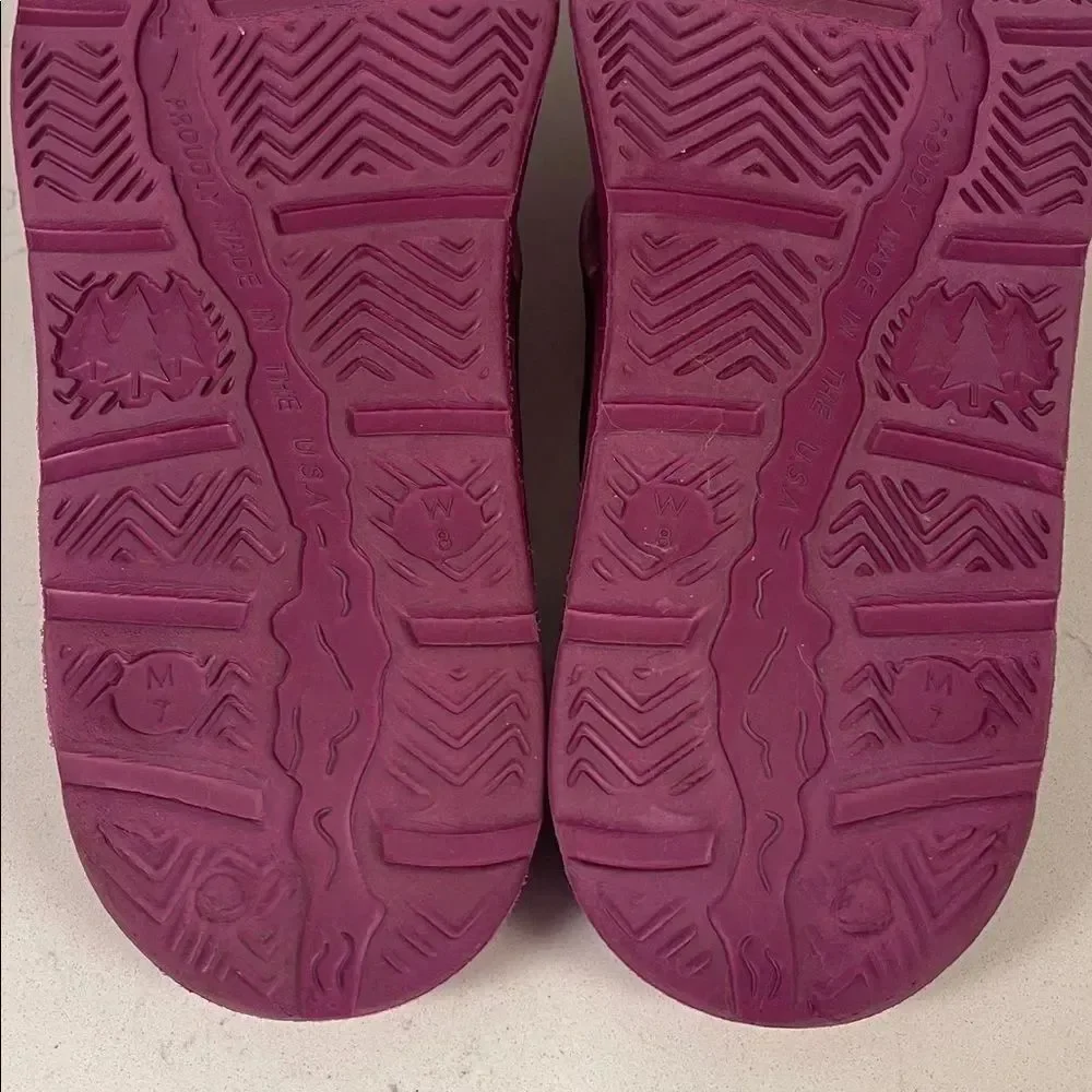 NUUSOL WOMEN'S CASCADE RECOVERY FLIP FLOP Size 8 CA-Dusty Rose ?
